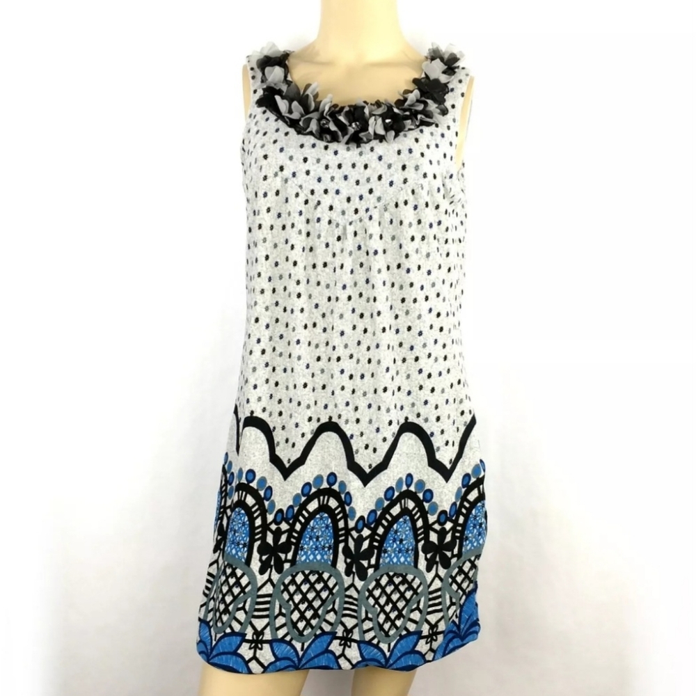 PURPLE Brand retro style shift sleeveless dress. Women's size 8